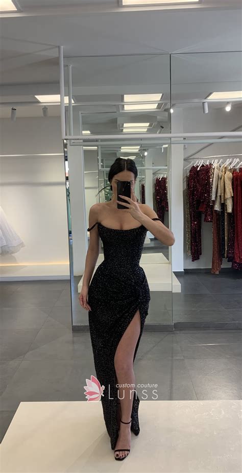 Embark on a Dazzling Journey with a Sequin Prom Dress Black