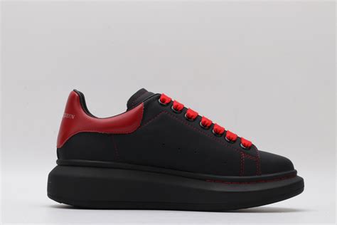 Embark on a Journey of Audacious Style: The Allure of Black and Red Alexander McQueen Shoes