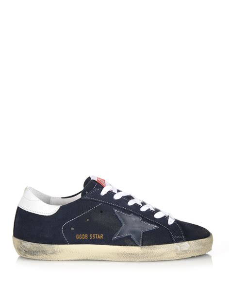 Embark on a Journey of Style and Comfort with Navy Blue Golden Goose Sneakers
