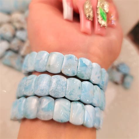 Embark on a Journey of Tranquility with the Enchanting Larimar Bracelet