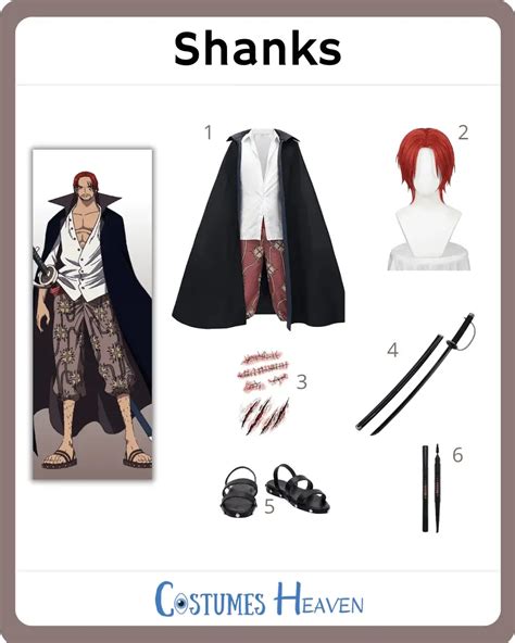 Embark on a Legendary Adventure: The Ultimate Shanks Costume Guide