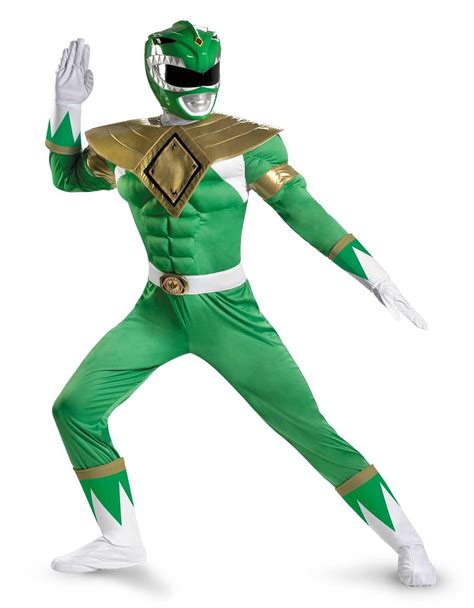 Embark on a Legendary Journey with the Enigmatic Adult Green Power Ranger Costume