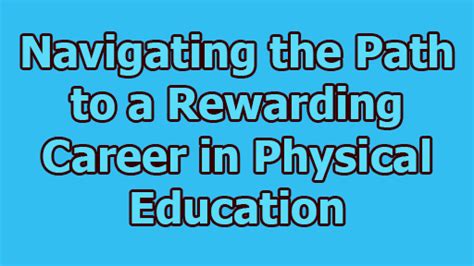 Embark on a Rewarding Path: The Enriching Role of a Physical Education Teacher in Singapore