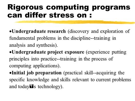 Embark on a Rigorous Exploration of Computer Science