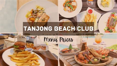 Embark on a Sensory Journey with Tanjong Beach Club's Exquisite Menu