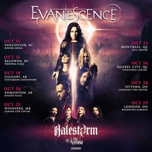 Embark on an Enchanted Evening: Delving into the Ethereal Realm of Evanescence in Vancouver