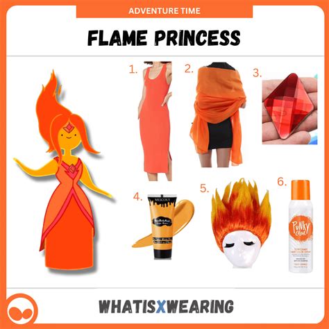 Embark on an Enchanting Adventure: Unleash the Dazzling Flame Princess Costume from Adventure Time