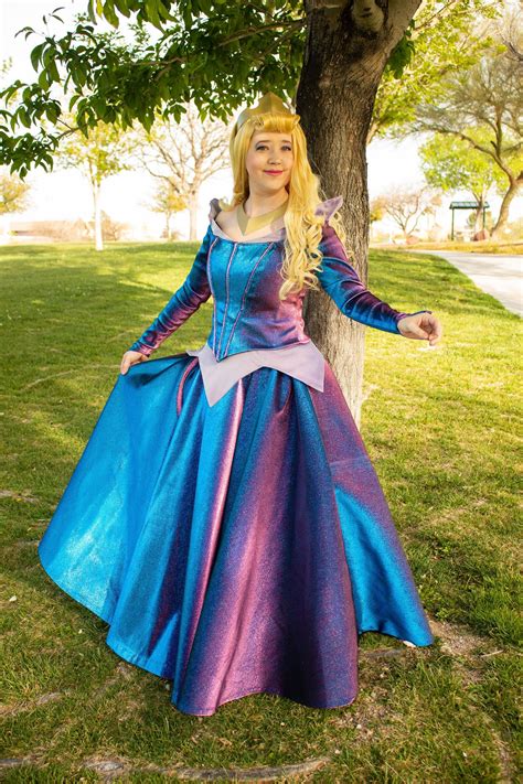 Embark on an Enchanting Odyssey in Disney's Dreamlike Aurora Blue Dress