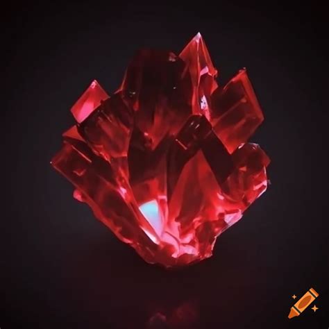 Embarking on the Journey of Glowing Red Crystals