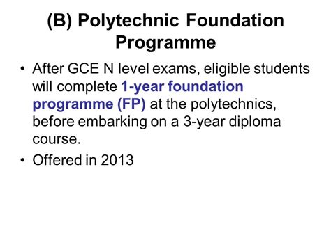 Embarking on the Polytechnic Foundation Programme: A Comprehensive Guide