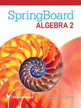 Embedded Assessment Answers Algebra 2 College Springboard PDF