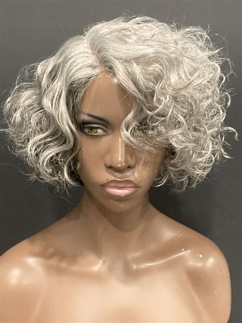 Embellish Your Essence: Transform with Grey Wigs Curly
