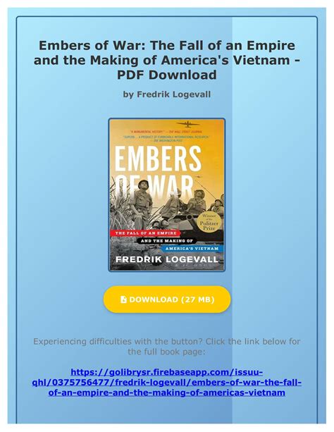 Embers Of War The Fall Of An Empire And The Making Of America&am PDF