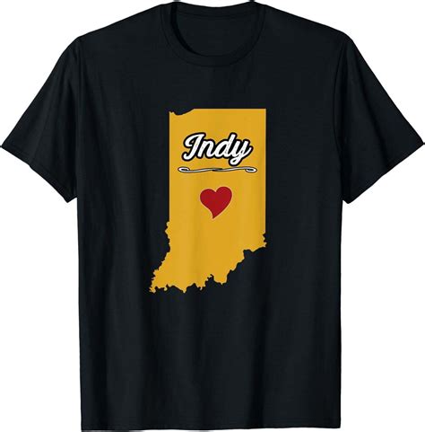 Emblazon Your Hoosier Pride with State of Indiana Shirts