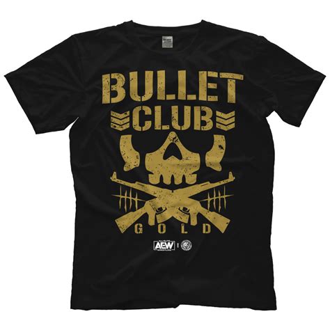 Embody Elite Status with the Bullet Club Gold Shirt