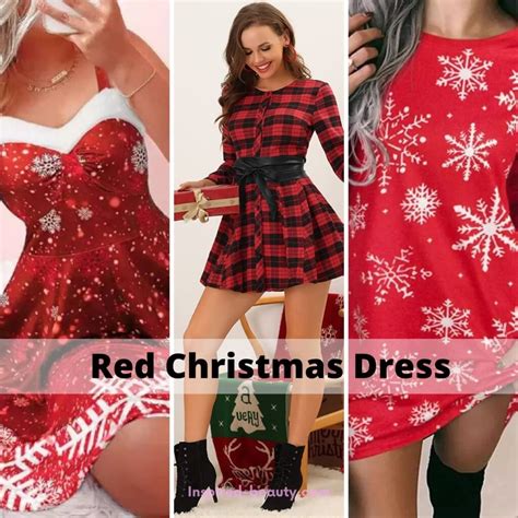 Embody Festive Allure with the Enchanting Sexy Red Christmas Dress