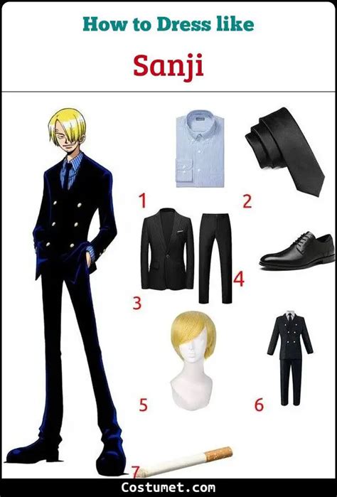 Embody the Chivalrous Chef: A Comprehensive Guide to Sanji's Iconic Costume