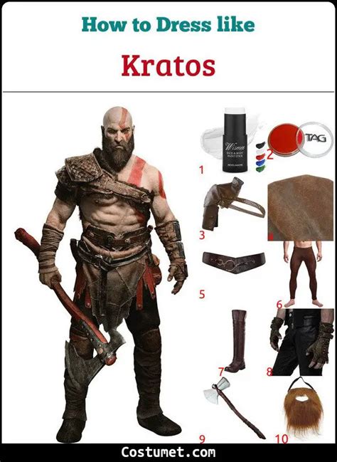 Embody the Demigod: Crafting the Ultimate Kratos God of War Costume