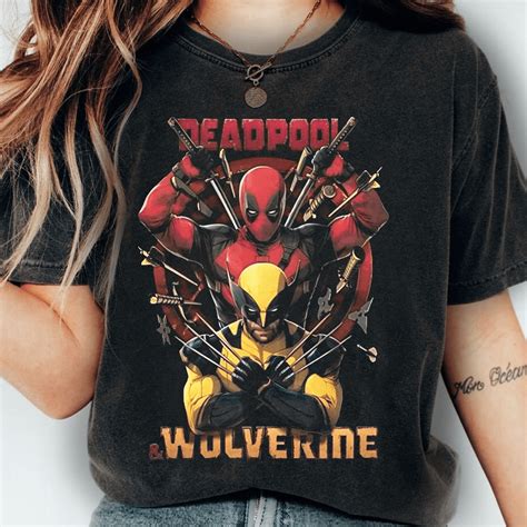 Embody the Legendary Rivalry with Wolverine and Deadpool Shirts