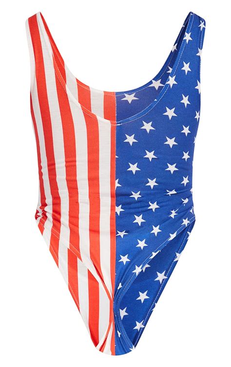 Embodying Patriotism and Style: The American Flag Bodysuit