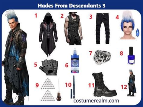 Embodying the Underworld's Charisma: A Comprehensive Guide to Hades Descendants Costumes