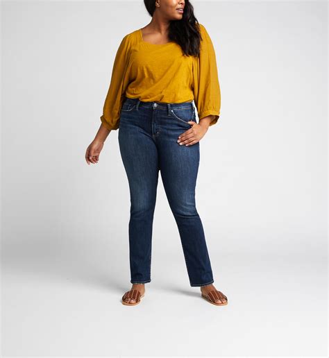 Embrace Curvaceous Confidence: A Comprehensive Guide to Curvy Straight Leg Jeans