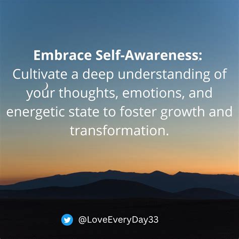 Embrace Self-Awareness: