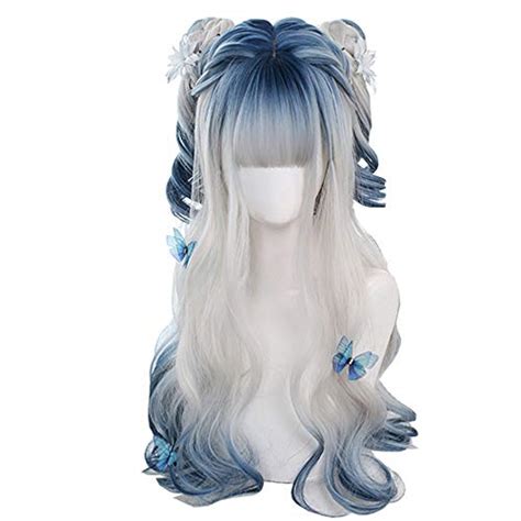 Embrace Your Inner Radiance: The Blue and White Wig