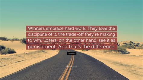 Embrace hard work: