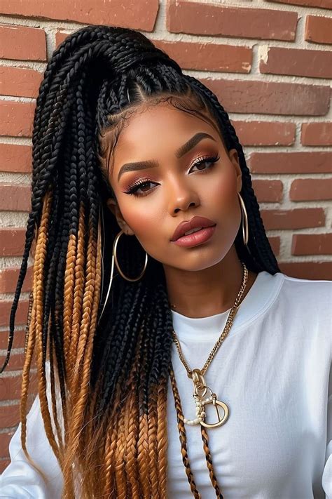 Embrace the Allure of Black Box Braids