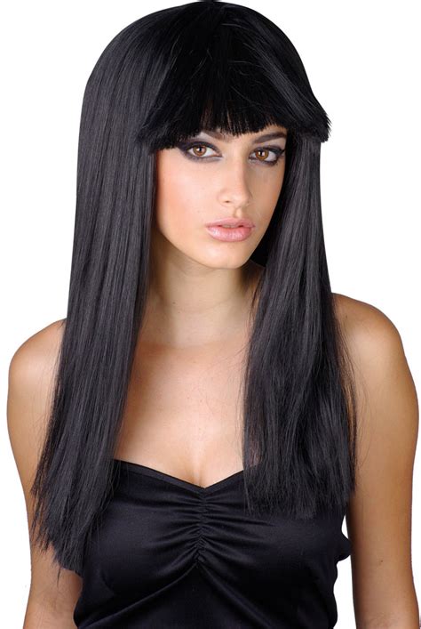 Embrace the Allure of Long Black Fringe Wigs