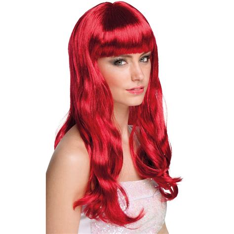 Embrace the Allure of Red Wigs with Bangs