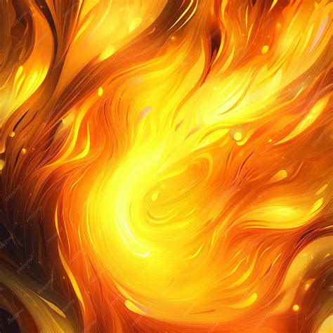 Embrace the Allure of the Yellow and Orange Fire