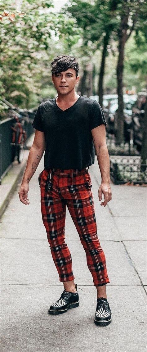 Embrace the Bold: A Comprehensive Guide to Styling Red and Black Plaid Pants