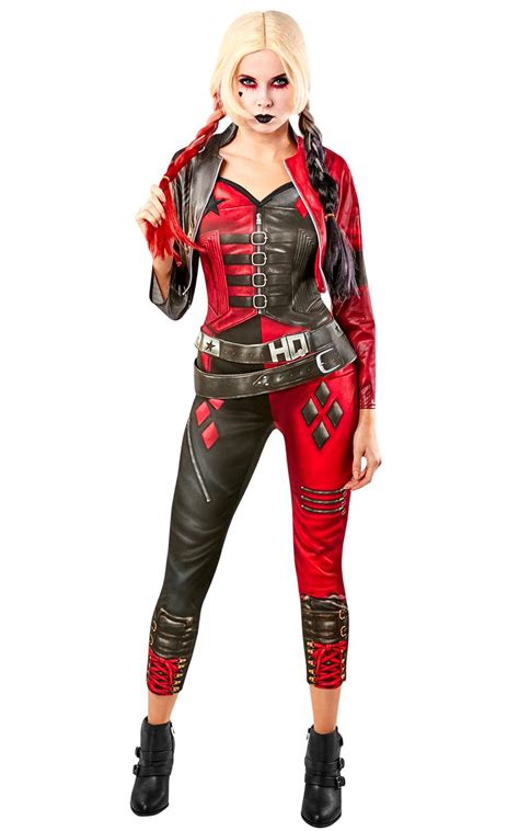 Embrace the Chaos: Unveiling the Iconic Harley Quinn Red and Black Costume