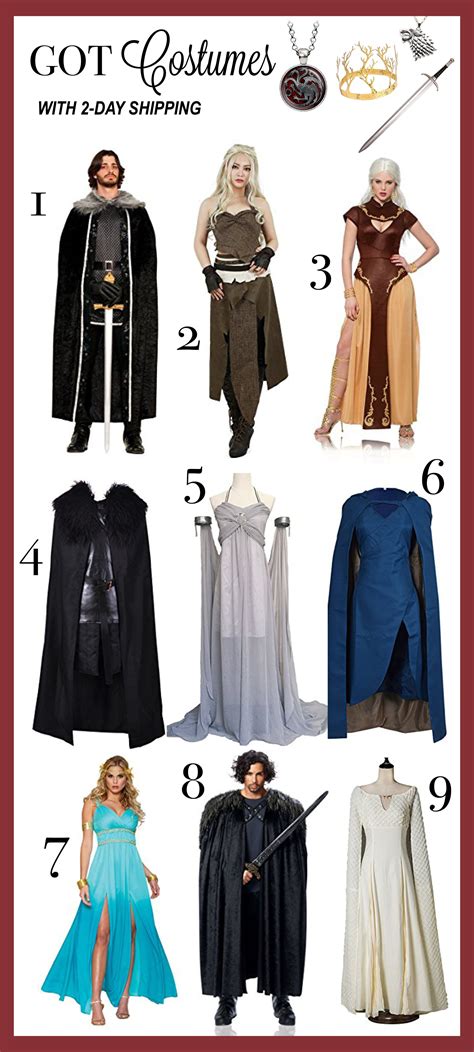 Embrace the Darkness: A Comprehensive Guide to Captivating Game of Thrones Halloween Costumes