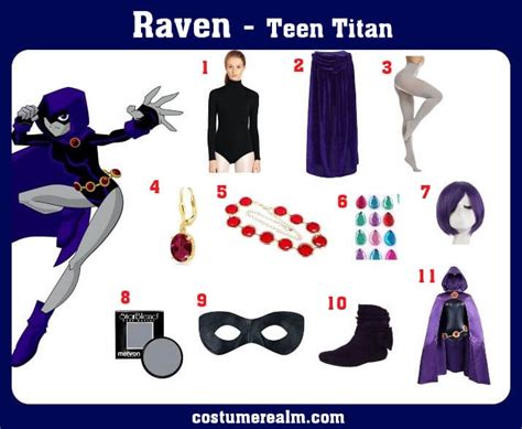 Embrace the Darkness: A Comprehensive Guide to Team Titans Go Raven Costume