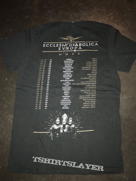 Embrace the Darkness: Behemoth's Tour Shirt History