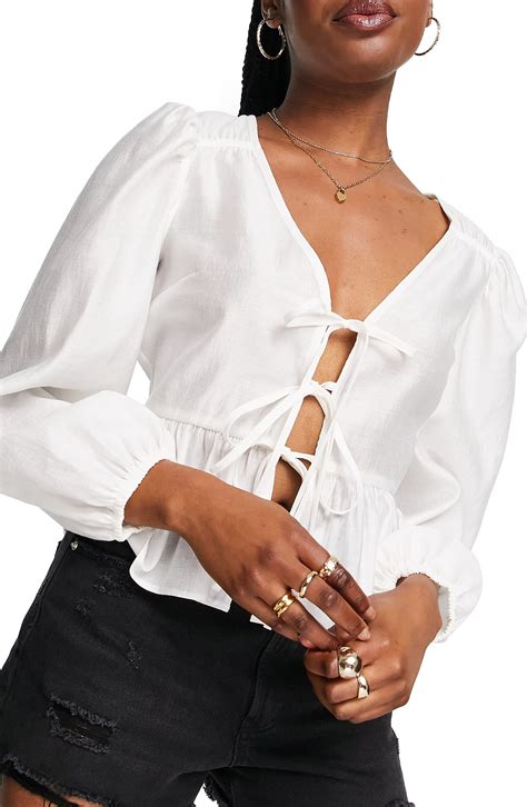 Embrace the Effortless Style and Versatility of Tie Front Tops