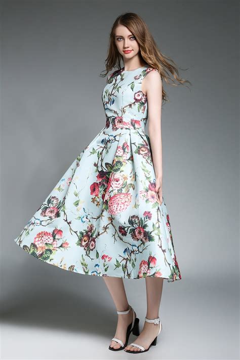 Embrace the Ethereal Elegance of Floral Midi Dresses