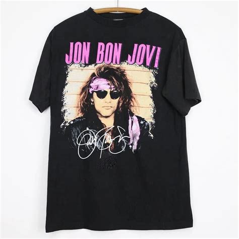 Embrace the Iconic Rock Band Legacy with Stylish Bon Jovi T-Shirts for Women