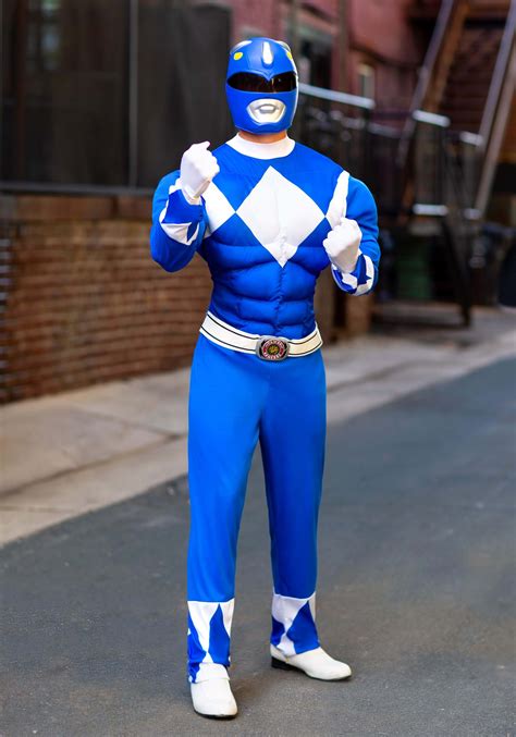 Embrace the Legacy of Justice: Unveil the Blue Power Ranger Costume for Adults