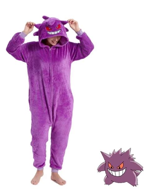 Embrace the Shadow: Unleash Your Inner Gengar with a Cozy Onesie