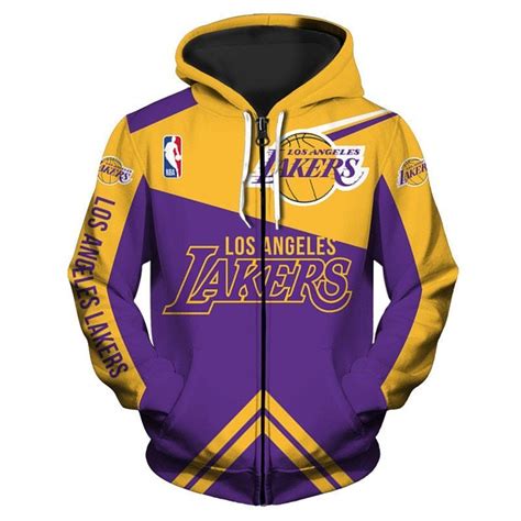 Embrace the Spirit of L.A. with a Lakers Zip-Up Sweatshirt