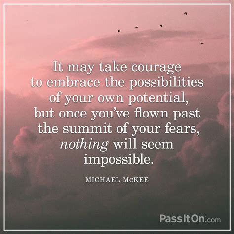 Embrace your courage: