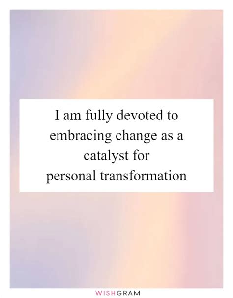 Embracing Change: A Catalyst for Personal Growth