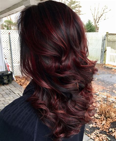 Embracing the Allure of Dark Burgundy Hair