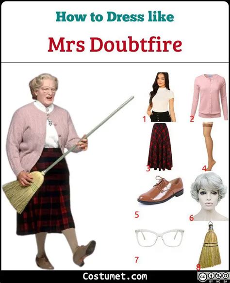 Embracing the Eccentricity: A Guide to Creating an Iconic Mrs. Doubtfire Costume