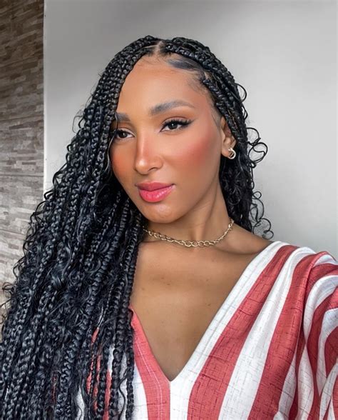 Embracing the Eclectic: Boho Box Braids