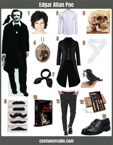 Embracing the Enigmatic Charm of Edgar Allan Poe Costumes